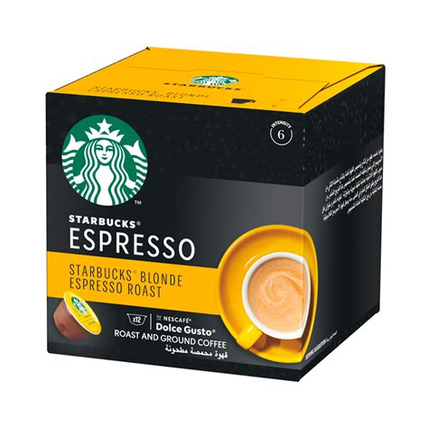Starbucks Dolce Gusto Blonde Espresso Roast 12 капсул Интернет магазин Кофеум