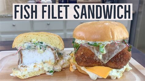 Fish Filet Sandwich Homemade Filet O Fish Youtube