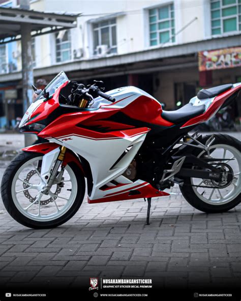 Striping Honda Cbr R Merah Putih Fullbody Nusakambangan Sticker