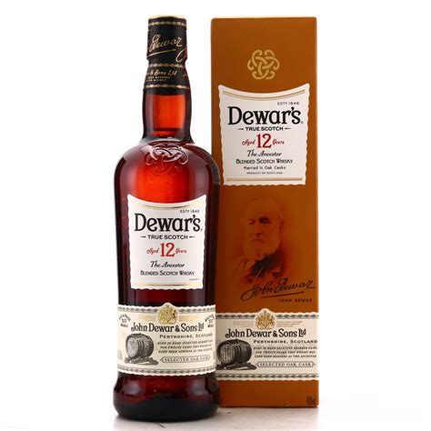 Dewars 12 Year Old The Ancestor Whisky Auctioneer