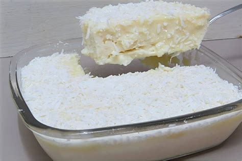 Sobremesa Gelada De Coco Uma Sobremesa R Pida Perfeita Para O Seu Fim