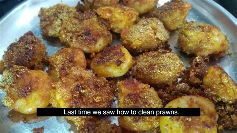 Prawns Rava Fry Goan Coastal Style Sungat Rava Fry Recipe Youtube