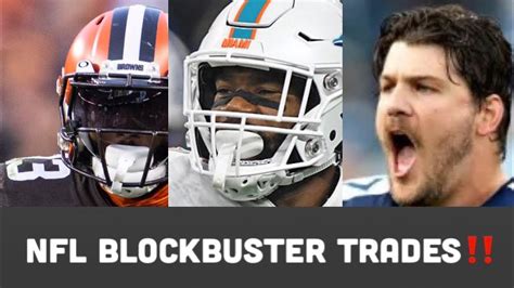 Blockbuster Trades We Could See Before The Nfl Trade Deadline 2021