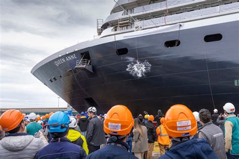 Fincantieri Cunard Celebrates The Float Out Of Queen Anne With