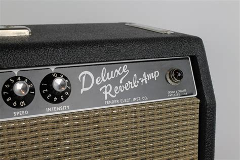 Fender Deluxe Reverb Blackface For Sale Thunder Road Guitars