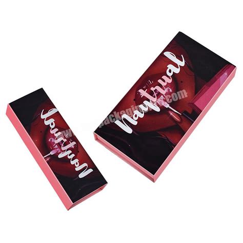 Fancy Design Lip Gloss Tube Custom Packaging Cardboard Magnetic Beauty Lip Gloss T Packaging