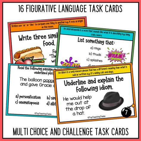 Figurative Language Activities Top Teaching Tasks