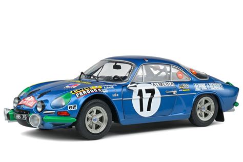 ALPINE A110 1600S Rally Monte Carlo 1972 Darniche Mahe Solido