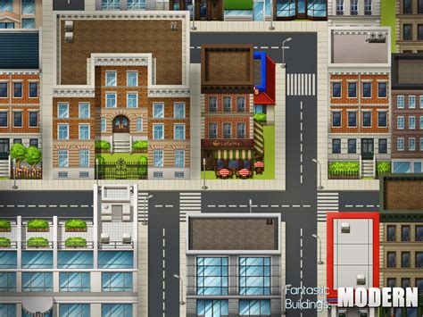 Pixanna Fantastic Buildings Modern Pixel Art Game Level Design