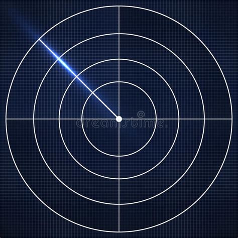 Radar Screen Background, Military Search System Stock Vector ...