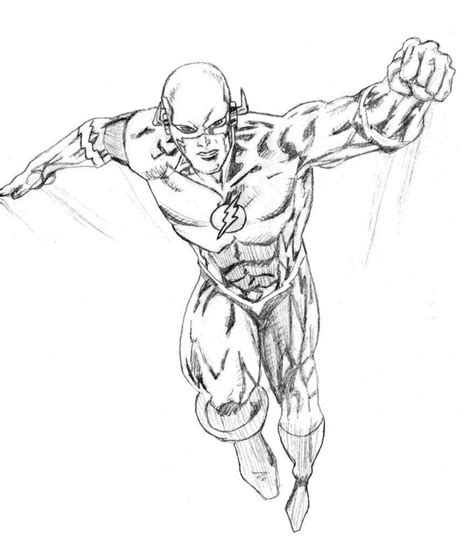 The Flash Superhero Coloring Pages Coloring Home