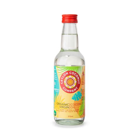 Organic virgin coconut oil 375ml - Ceylon Coconut Company