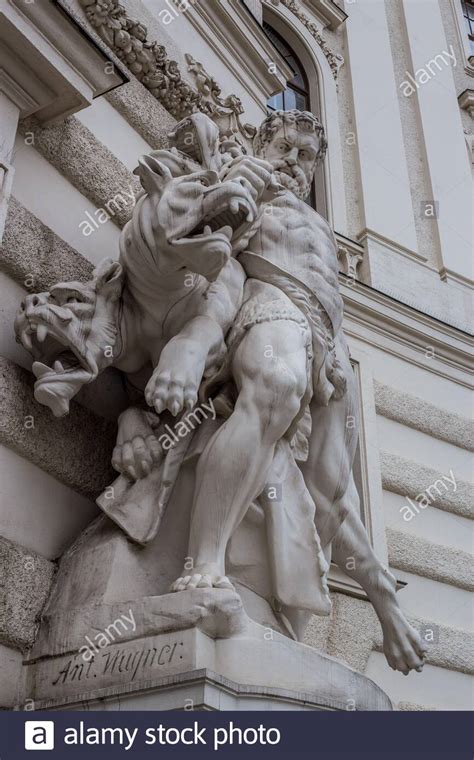 Hercules And Cerberus Statue High Resolution Stock Photography And