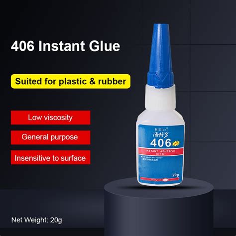 Higlue 406 Instant Bond Adhesive Super Glue Surfac Grandado