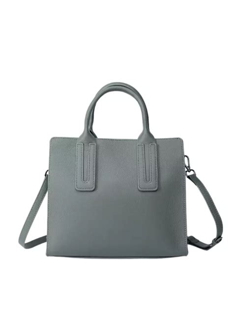 Buy Zitique Full Grain Leather Handbag Online Zalora Malaysia