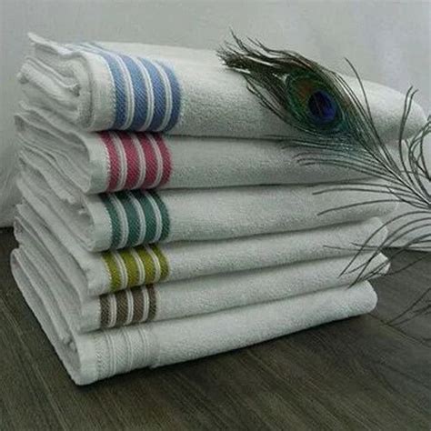 Cotton White Plain Bath Towel Size 30 X 60 Inch At Rs 150 Piece In