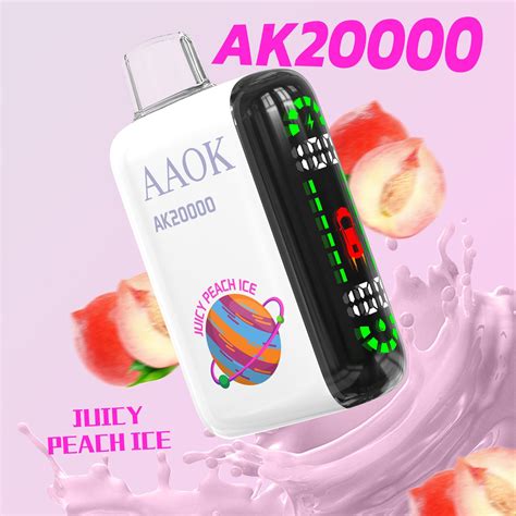 Original Rechargeable Disposable Vape Aaok Puff With Screen