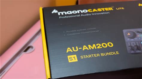 Unboxing Maono Caster Lite Au Am Youtube