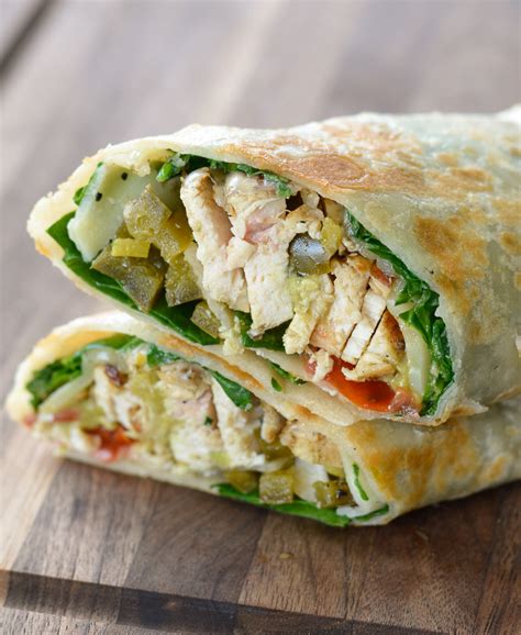 Jalapeno Lime Chicken Wrap Easy Wrap Recipes