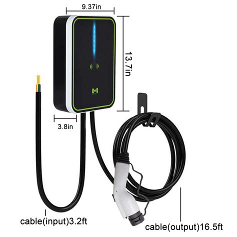 Wholesale Evse Wallbox Type2 Cable 16a 11kw Ev Car Charger 11kw 3 Phase