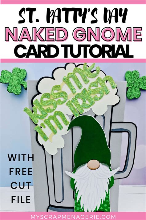 St Patrick S Day Naked Gnome Card Tutorial St Patricks Day Cards