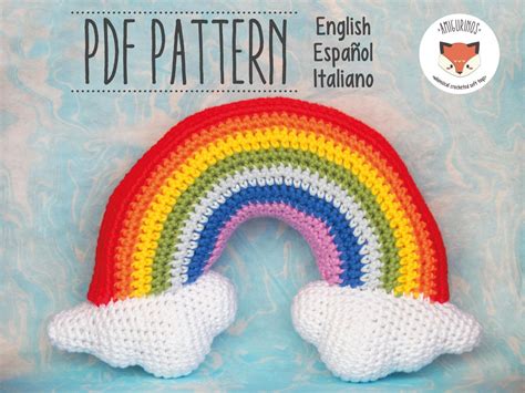 Pdf Crochet Rainbow Amigurumi Pattern Pattern Available In Etsy