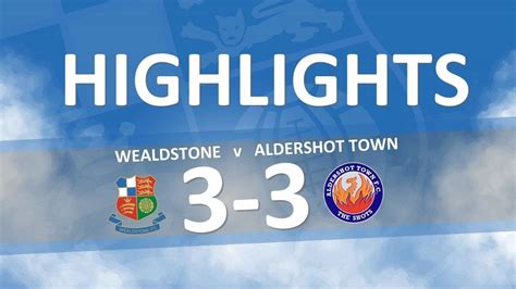 Wealdstone Aldershot Town Match Highlights Th January