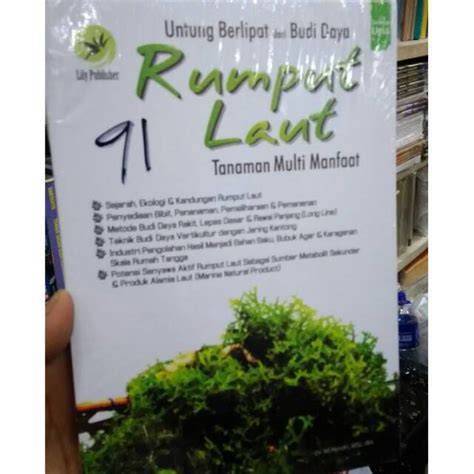 Jual Untung Berlipat Dari Budidaya Rumput Laut Tanaman Multi Manfaat