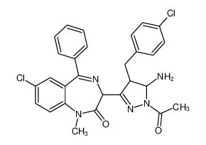 Acetil Amino Clorobencil Dihidro H Pirazol Il