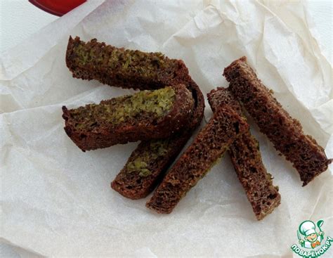 Сухарики со вкусом огурца – кулинарный рецепт