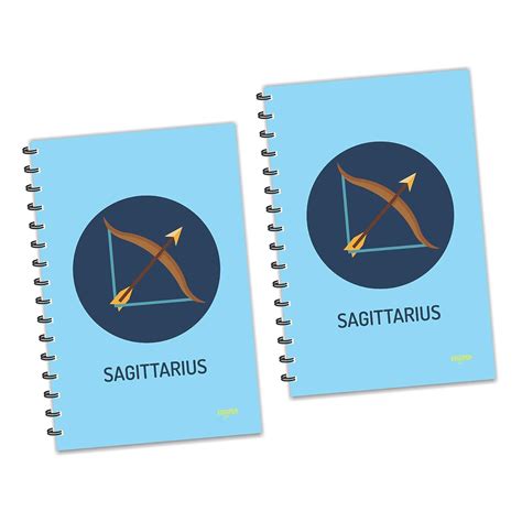 Escaper Sagittarius Zodiac Diary Ruled A Size Zodiac Sign Diary