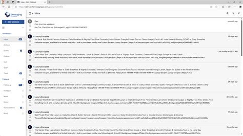 sort email  messaging company
