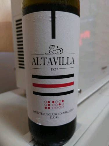 Altavilla Montepulciano D Abruzzo Vivino