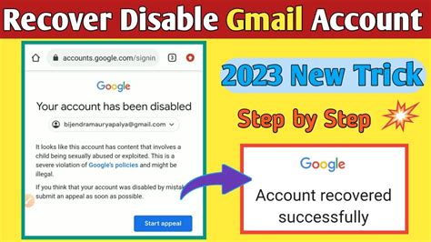 Gmail Account Recovery How To Recover Disabled Gmail Account