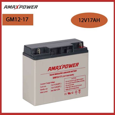 Amaxpower VRLA AGM Low Dischargeable Rate 12V 17ah 24ah Solar Storage