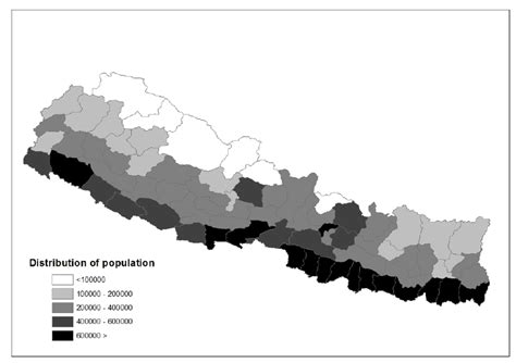 Population Distribution in Nepal | Download Scientific Diagram