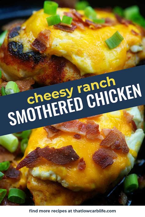 Cheesy Bacon Ranch Chicken Recipe That Low Carb Life