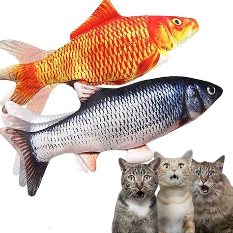 Amazon Pack Flopping Fish Cat Toy Electric Moving Fish Toys For