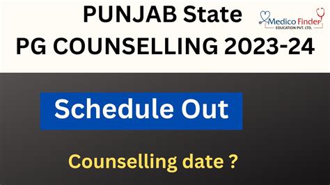 Punjab State Pg Counselling Schedule Out Fst Round Rules Aiapget