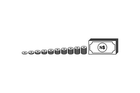 Namibia Currency Symbol, Namibian Dollar Icon, NAD Sign. Vector ...