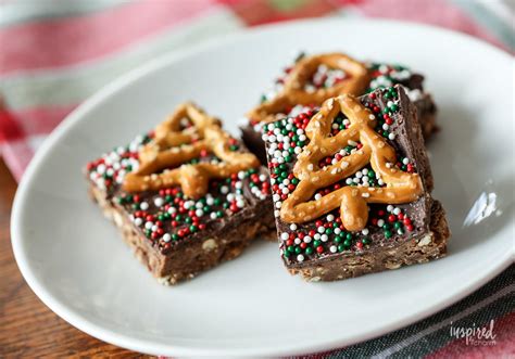 Chocolate Peanut Butter Pretzel Bars No Bake Holiday Treat