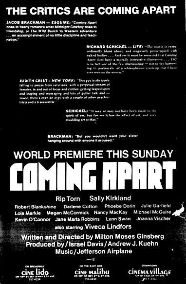 Coming Apart 1969