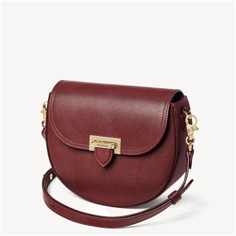 Portobello Bag in Smooth Burgundy | Aspinal of London