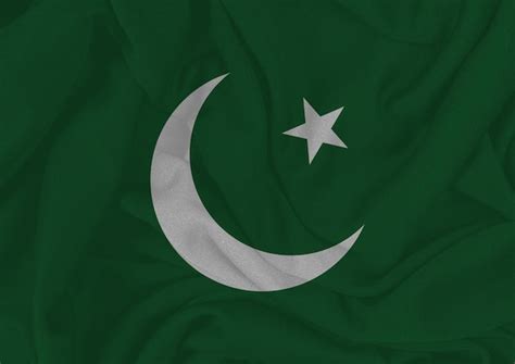 Premium Photo Pakistan Flag Background With Fabric Texture