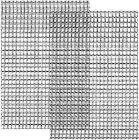 2 Pièces A4 Grillage métallique en acier inoxydable treillis