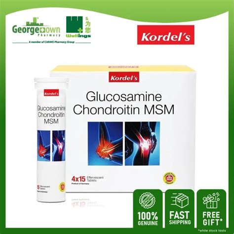 Kordels Glucosamine Chondroitin Msm Effervescent Sx Lazada