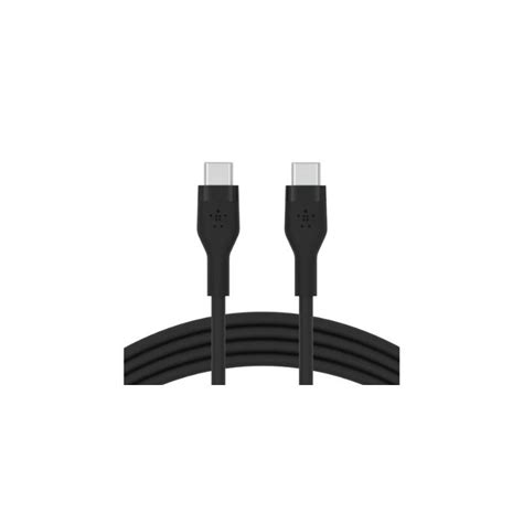 Belkin Boostcharge Flex Usb C To Usb C Silicone Cable 1 Meter Black