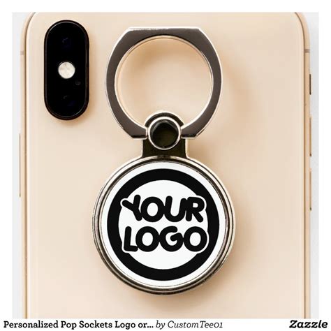 Personalized Pop Sockets Logo Or Image Custom Phone Ring Stand Phone Cases And Accessories T