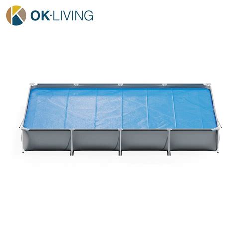 Eckige Solarfolie Pool Blau Solarabdeckplane X Cm Ok Living Ebay