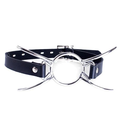 Oral Fixation Pu Leather Bondage Restraint Mouth Gag Spider X Style